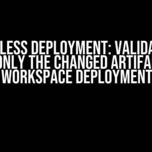 Effortless Deployment: Validate and Deploy only the changed artifacts with Synapse workspace deployment@2 task