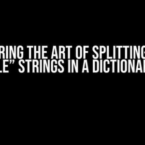 Mastering the Art of Splitting “Path Variable” Strings in a Dictionary in C#